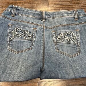 Baccini Blue Cropped Jeans shorts